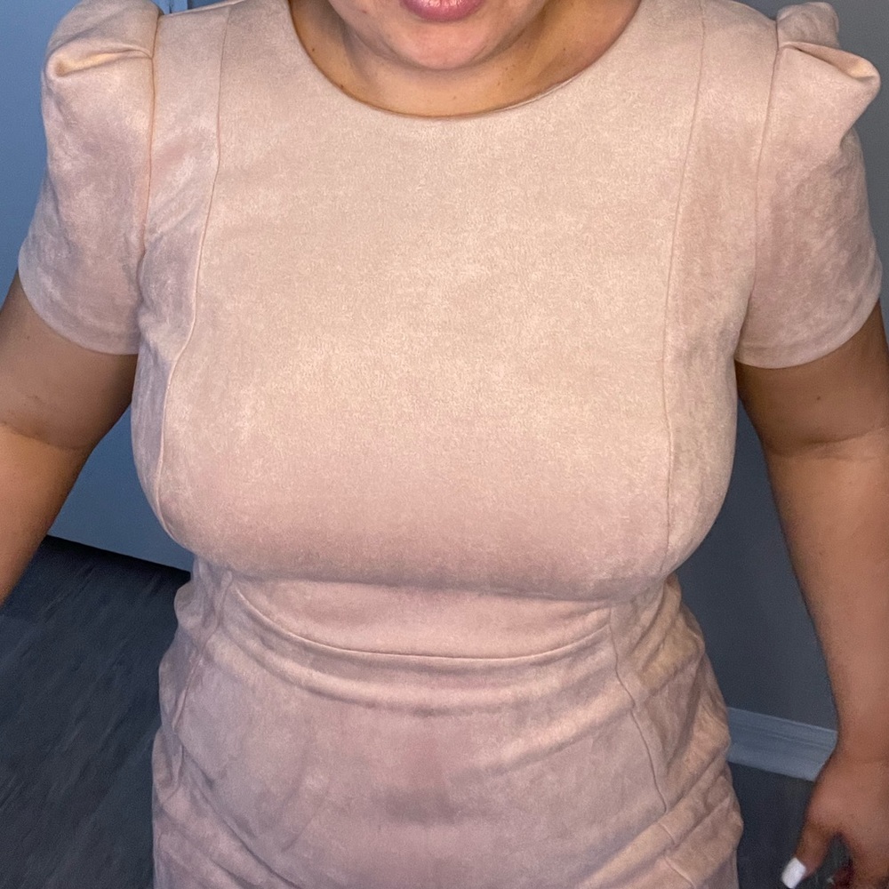 Light Pink Calvin Klein Dress - Picture 2 of 8